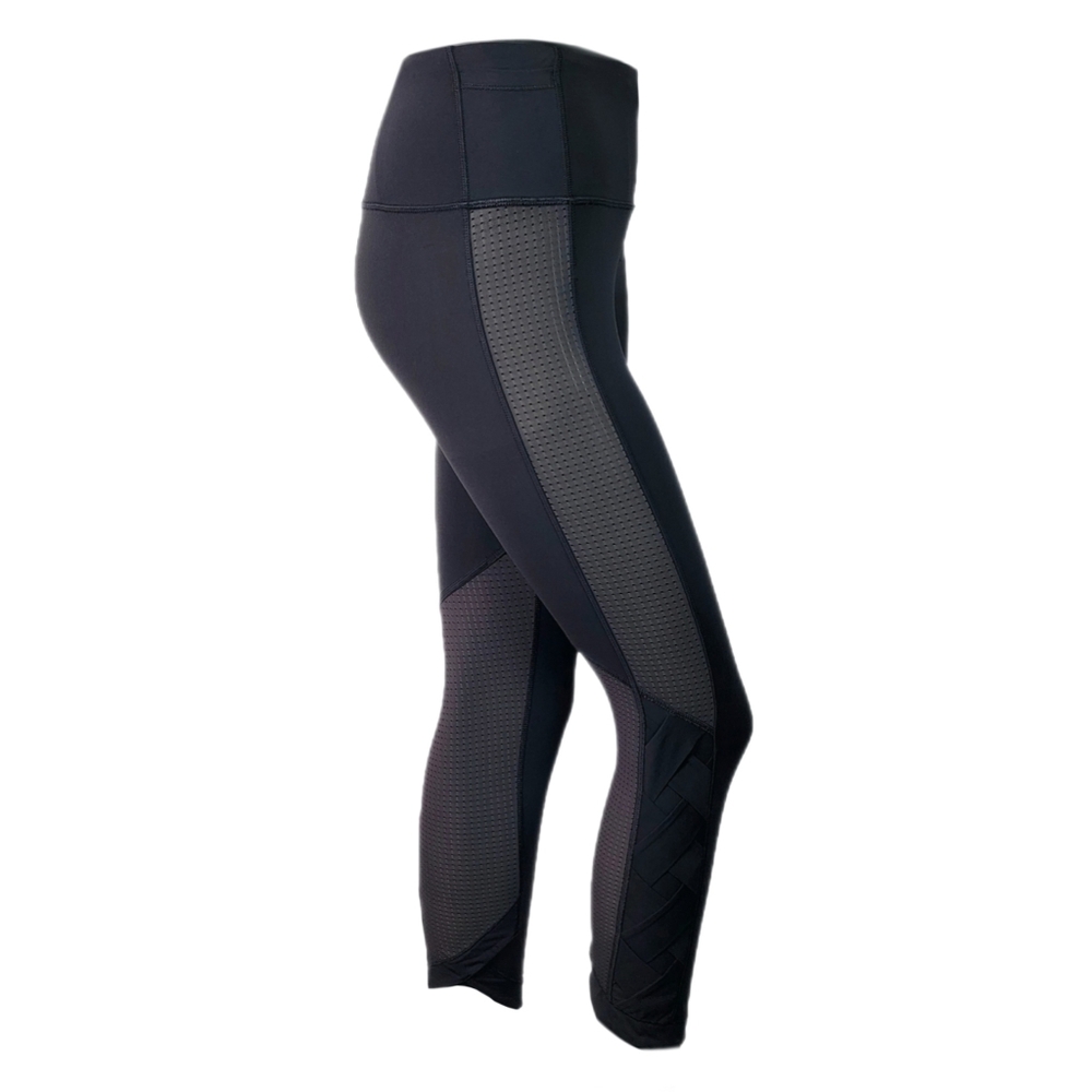 Lululemon Black Var-City Crop Legging 21"Size 4